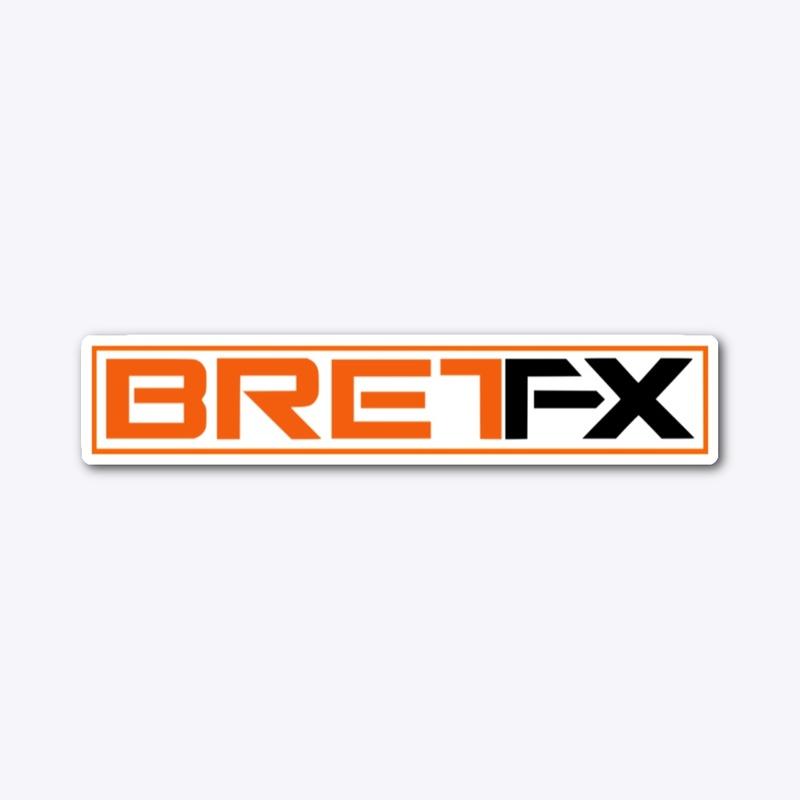 BretFX Logo Sticker